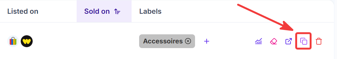 Clone Listing Dashboard