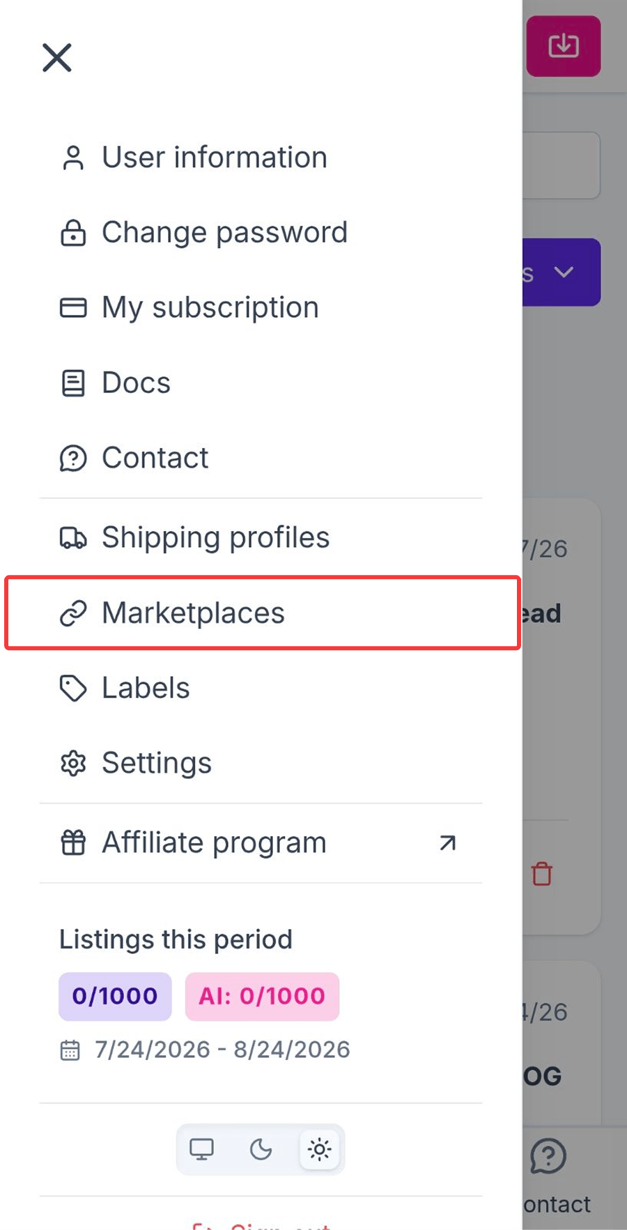 Menu Icon